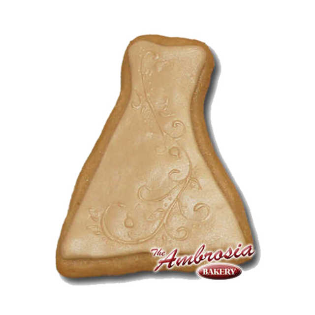 Wedding Dress #5 Cut-Out Cookie