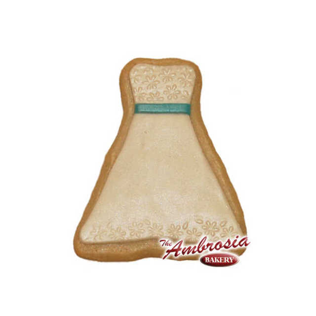 Wedding Dress #6 Cut-Out Cookie