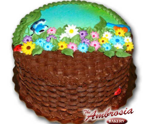 Chocolate Spring Basket Weave