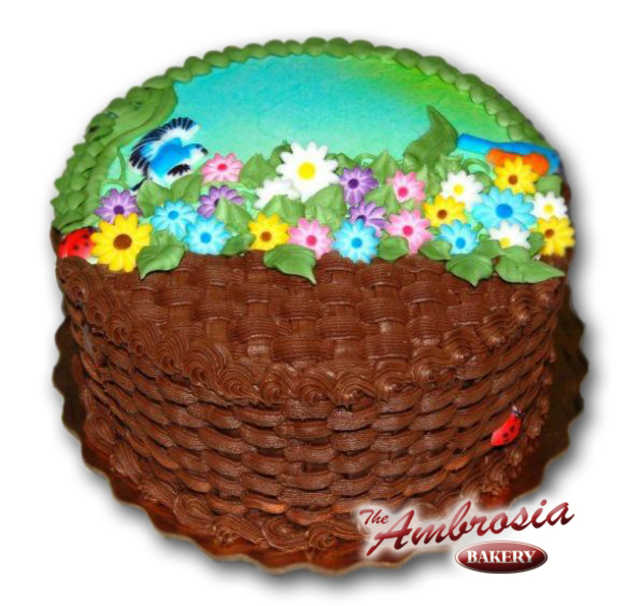 Chocolate Spring Basket Weave
