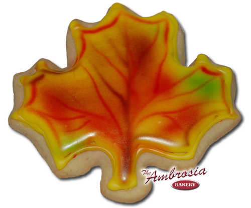 Fall Leaf Cut-Out Cookie