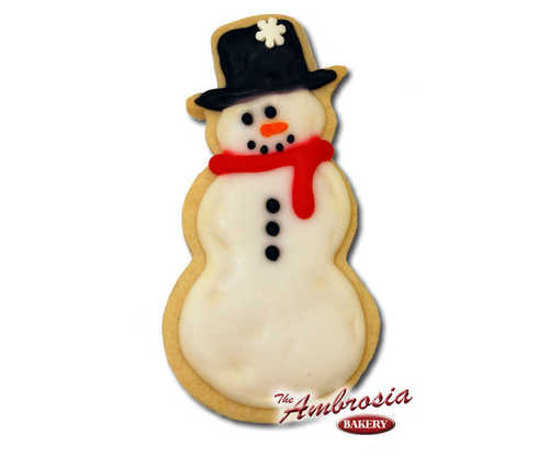 Snowman Cut-Out Cookie