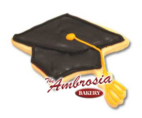 Graduation Cap Cut-Out Cookie