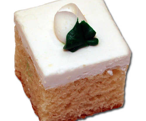 Cake Squares - White Almond Cake