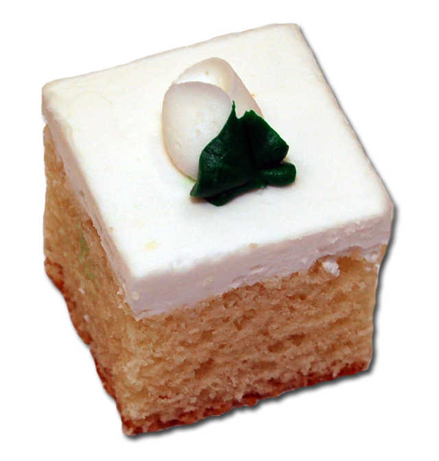 Cake Squares - White Almond Cake