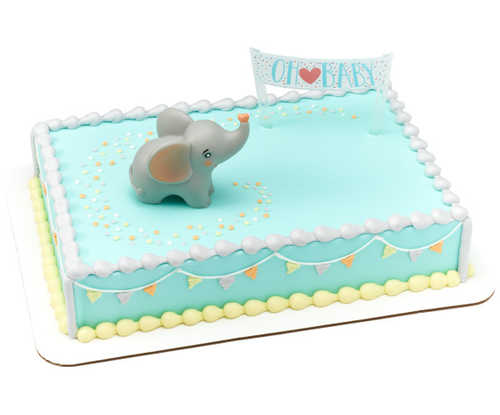 OH BABY ELEPHANT Baby Shower Cake