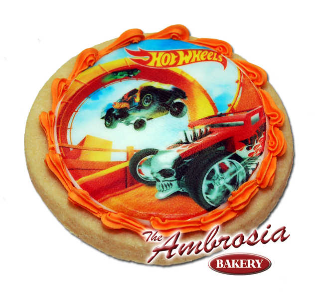 Hot Wheels - Edible Image® Cookie
