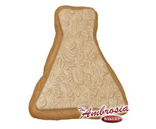 Wedding Dress #7 Cut-Out Cookie