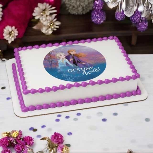 Disney Frozen II Destiny Awaits PhotoCake® Edible Image®