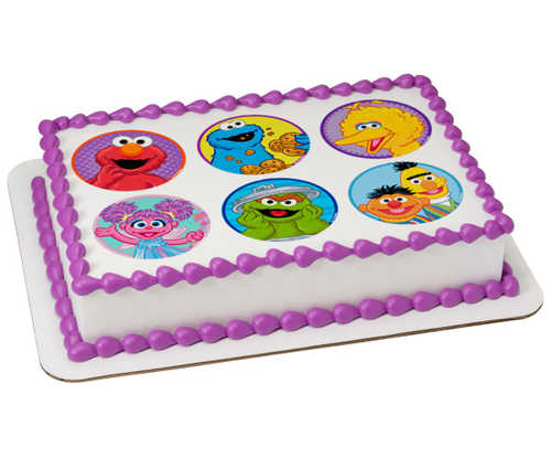 Sesame Street® Celebration PhotoCake® Edible Image® Cake