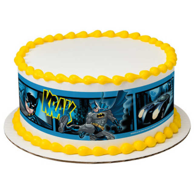 Batman Fwoosh, Krak, Wham PhotoCake® Image Strips