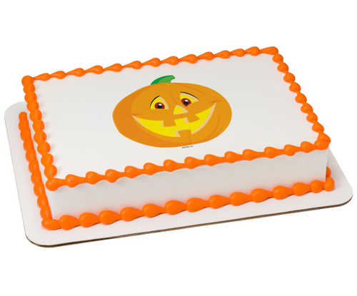 Smiling Pumpkin PhotoCake® Image