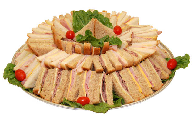 White Bread Sandwich Tray (Variety shown in image.)
