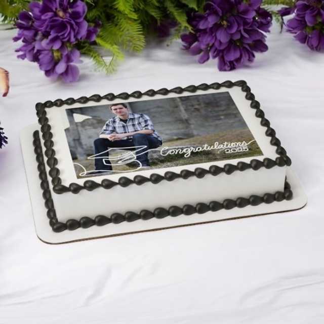 2025 Congratulations Gradute PhotoCake® Edible Image® Frame