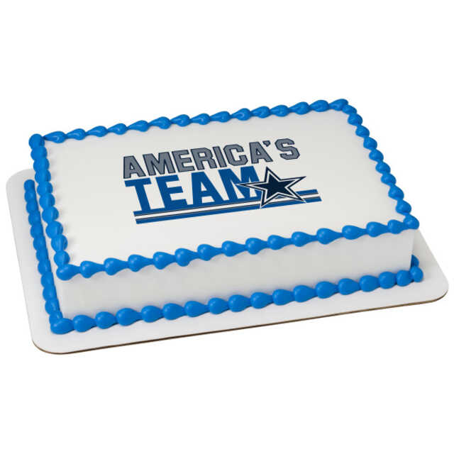 NFL Dallas Cowboys America's Team PhotoCake® Edible Image®