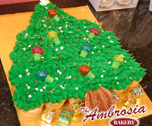 Christmas Tree - Cupcakes, 24 Cupcakes