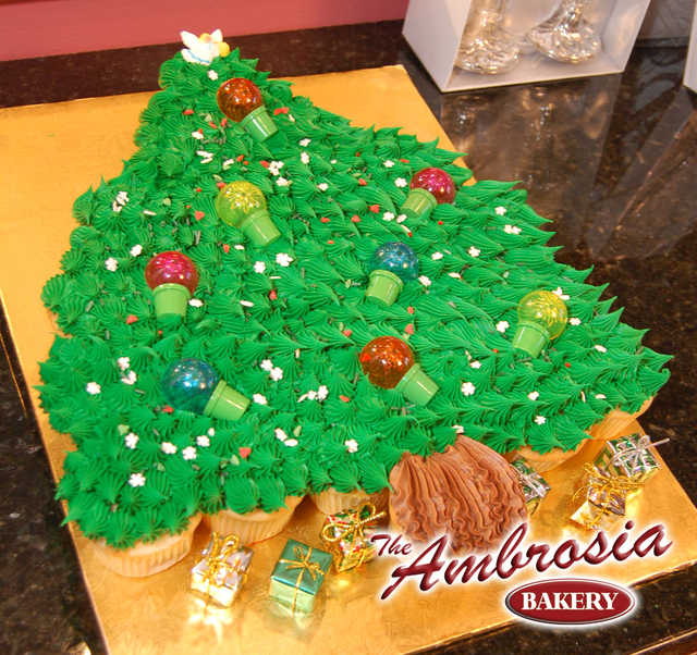 Christmas Tree - Cupcakes, 24 Cupcakes