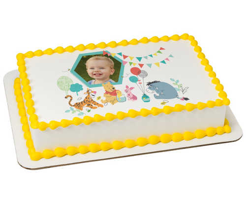 Disney Baby Baby Pooh 1st Birthday PhotoCake® Frame PhotoCake® Frame