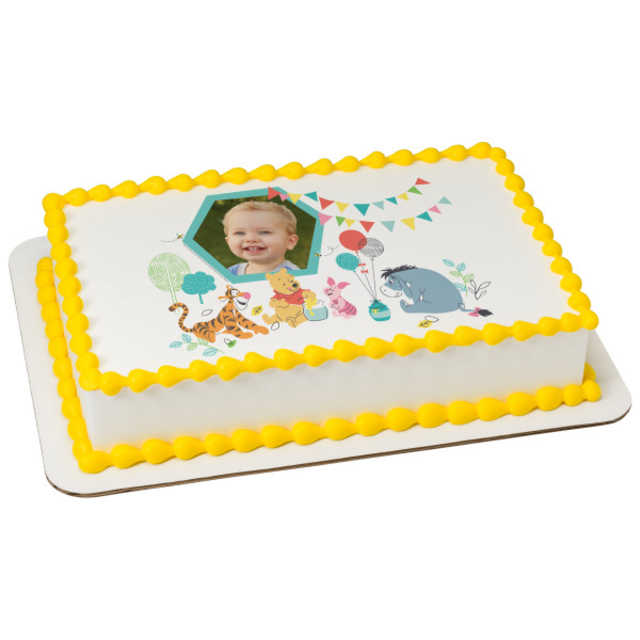 Disney Baby Baby Pooh 1st Birthday PhotoCake® Frame PhotoCake® Frame