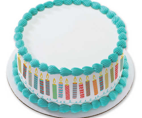 Birthday Blowout Candles PhotoCake® Image Strips
