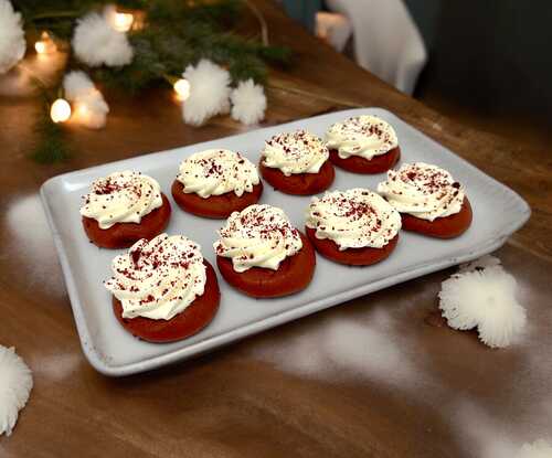 Red Velvet Drop Cookies