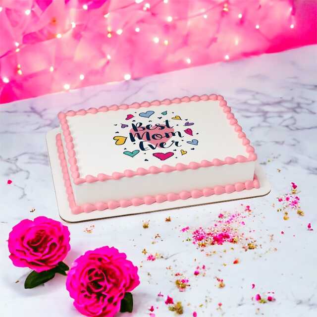 Best Mom Ever PhotoCake® Edible Image®