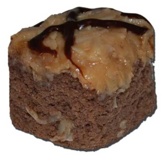 Cake Squares - German Chocolate