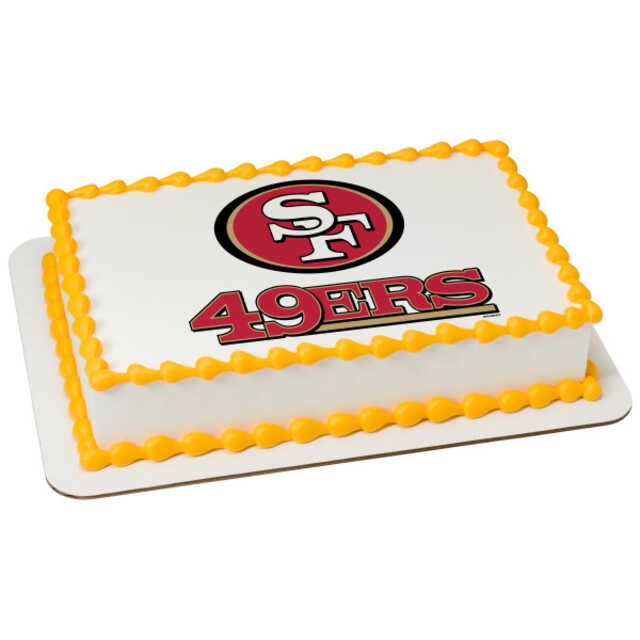 NFL San Fransisco 49ers Team PhotoCake® Edible Image®