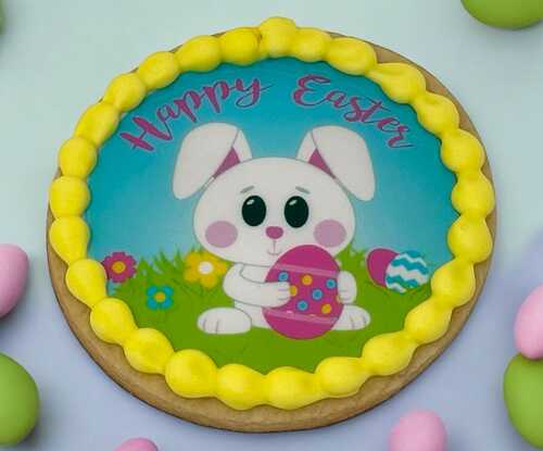 Happy Easter Edible Image PhotoCake® Cookie (12 Cookies)