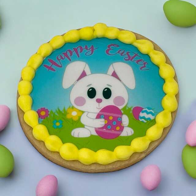 Happy Easter Edible Image PhotoCake® Cookie (12 Cookies)