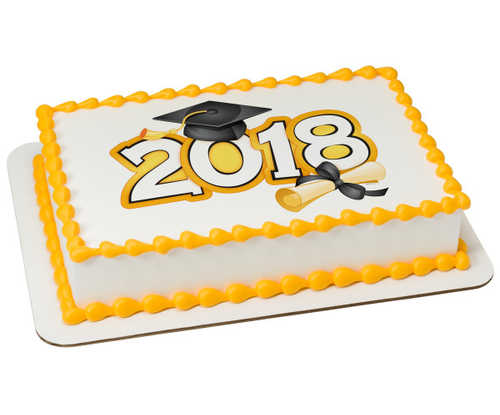Traditional Grad 2018 PhotoCake® Image