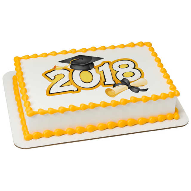 Traditional Grad 2018 PhotoCake® Image