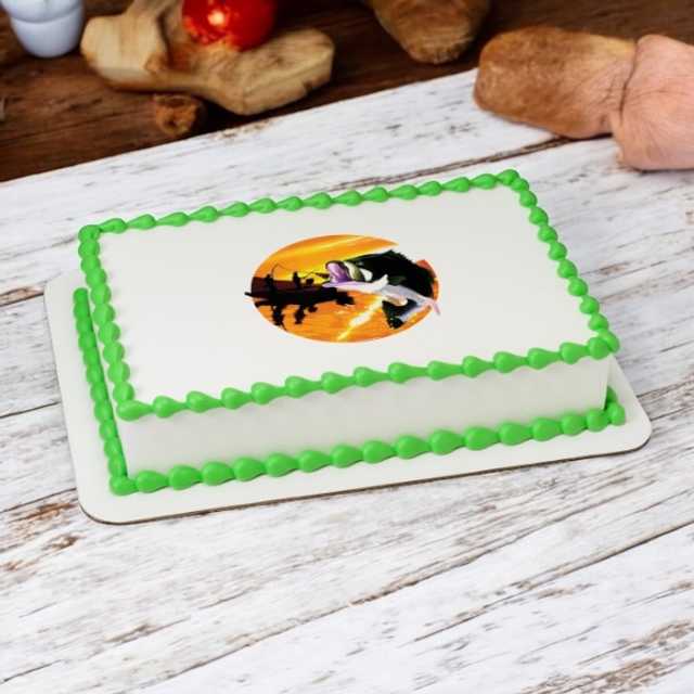 Big Catch Father's Day PhotoCake® Edible Image® Cake