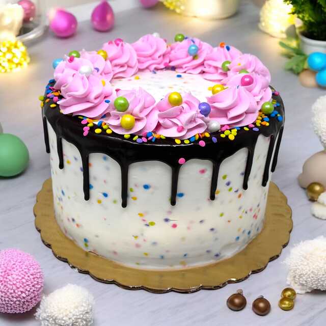 Easter Confetti Cake