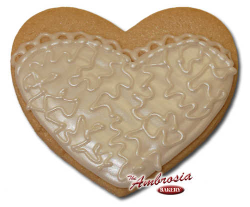 Wedding Dress #4 Cut-Out Cookie