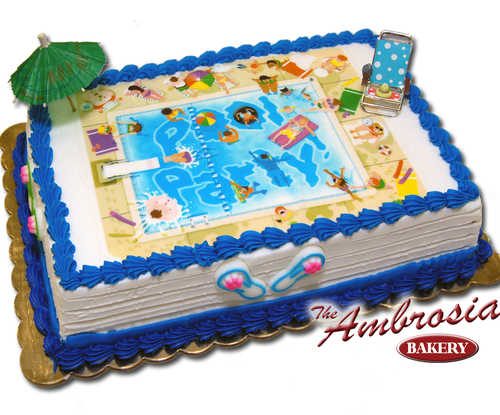 Swimming Pool Edible Image®