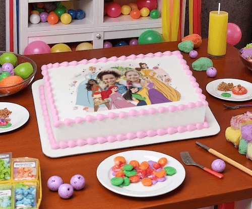 Disney Princess Best Friends PhotoCake® Edible Image® Frame