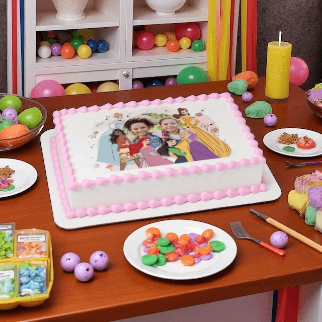 Disney Princess Best Friends PhotoCake® Edible Image® Frame