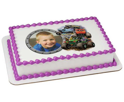 Monster Jam Crunch Time PhotoCake® Frame