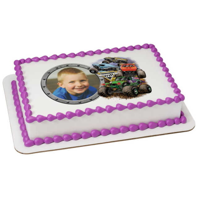 Monster Jam Crunch Time PhotoCake® Frame